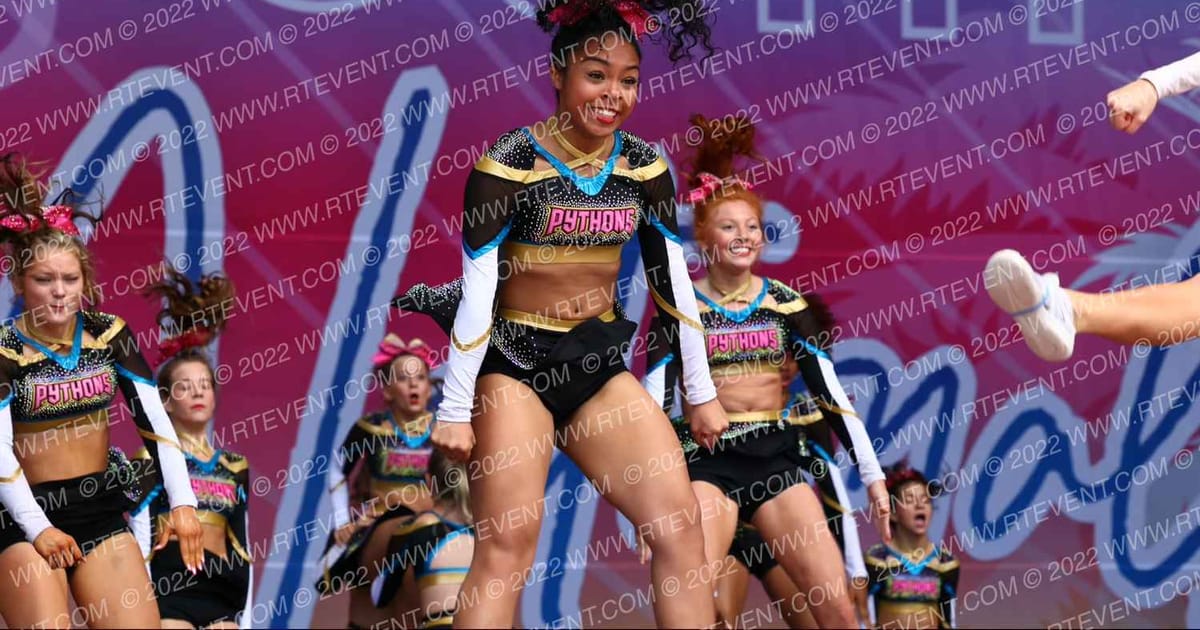 East Mississippi Cheer Pythons · Beach Blast