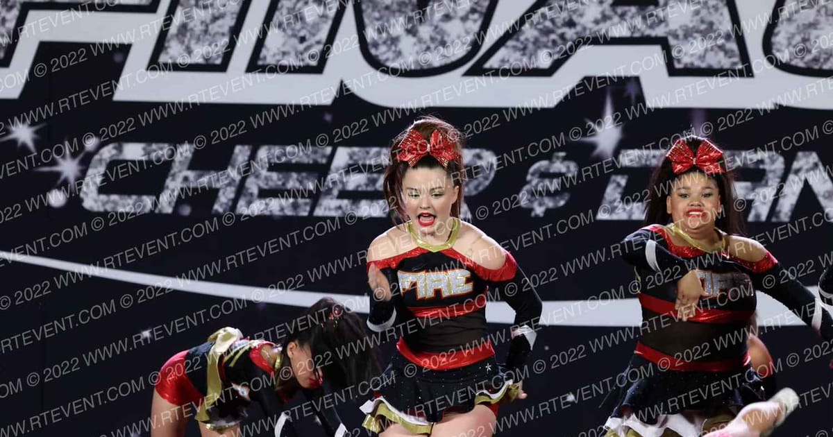 Fire Cheer Allstars FAMOUS · The US Finals Pensacola DIDII
