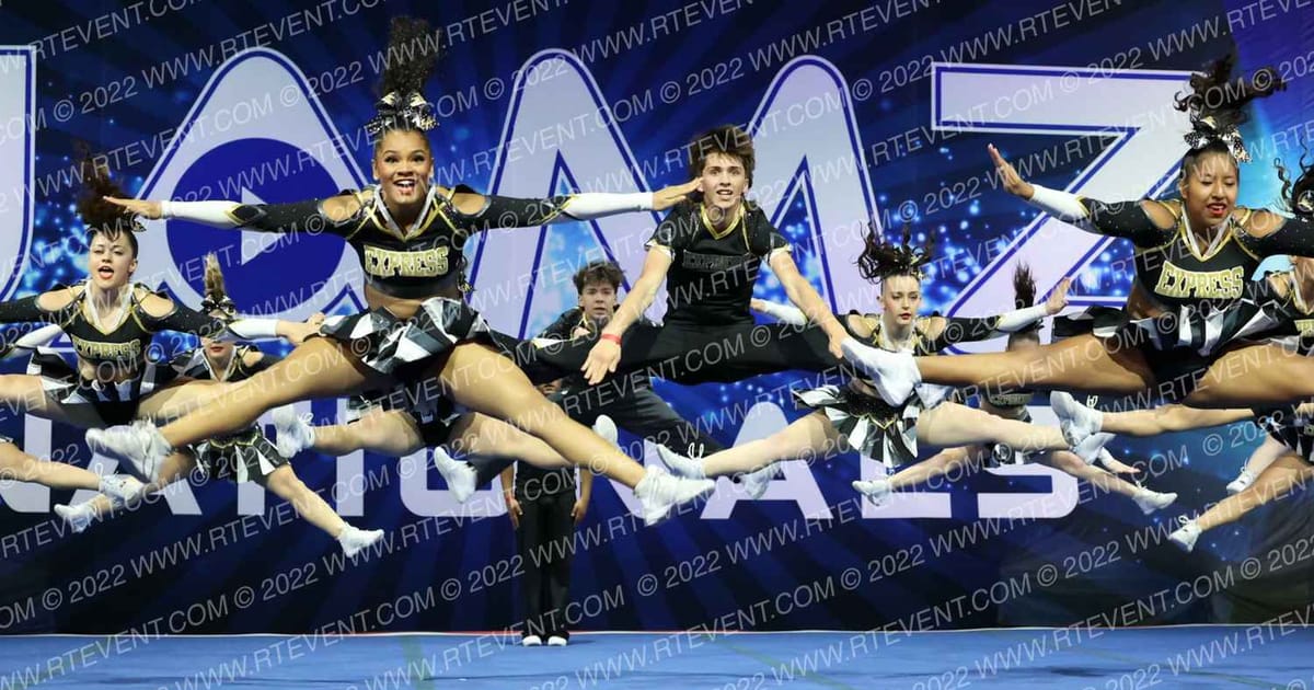 EXPRESS ALLSTARS SENIOR CHEER BLACKOUT · Mountain West National Challenge