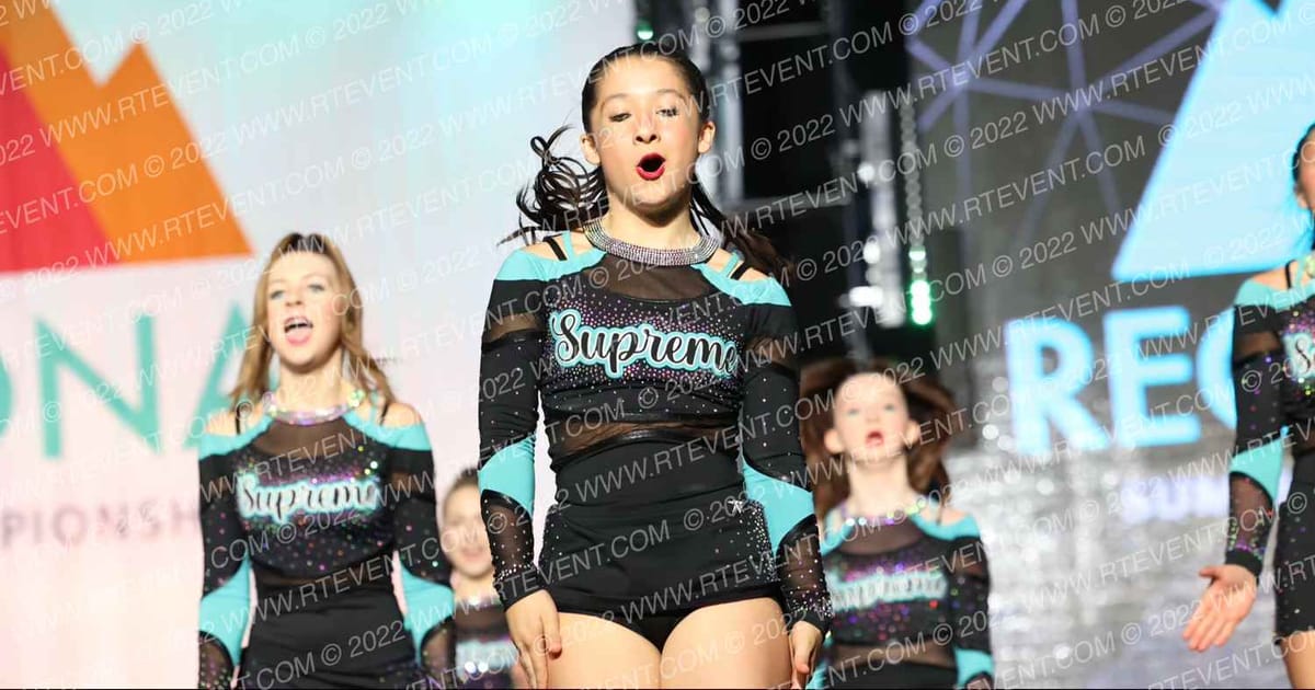 Supreme Cheer and Tumble Teal Reign · The West Regional Summit