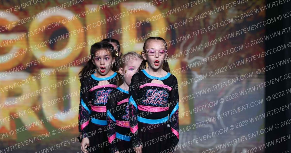 Electric Athletics (Electric Athletics All-Star Cheer LLC) Mini Watts · Gold Rush Atlantic City