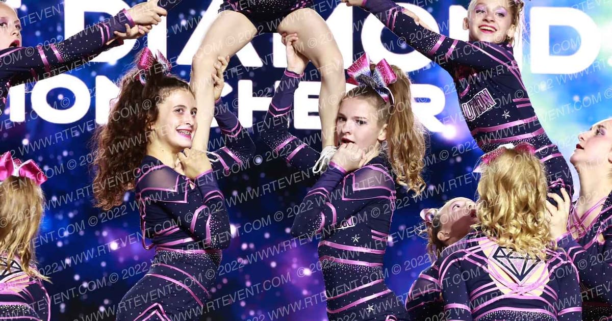 Evolution Cheer Sapphire Diamonds · All Star Worlds Thursday