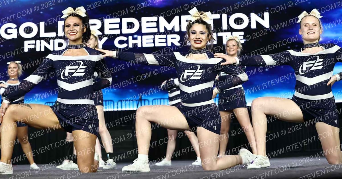 Findlay Cheer Elite Gold Redemption · All Star Worlds Thursday