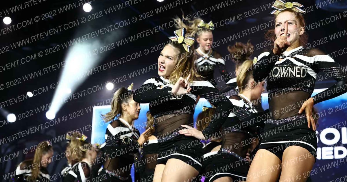 Crowned Elite Athletics Solid Gold · All Star Worlds Thursday