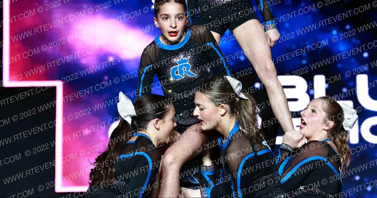 Cheerletics Royalty Blush · All Star Worlds Friday Correct
