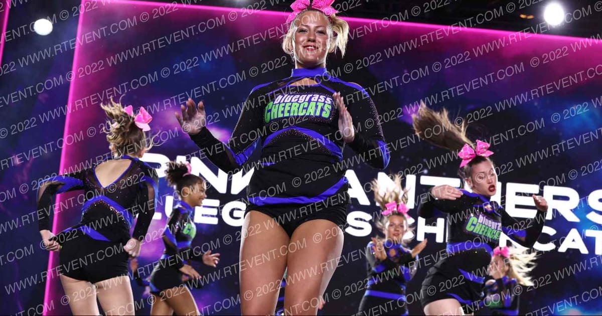 Bluegrass Cheercats Pink Panthers · All Star Worlds Friday Correct