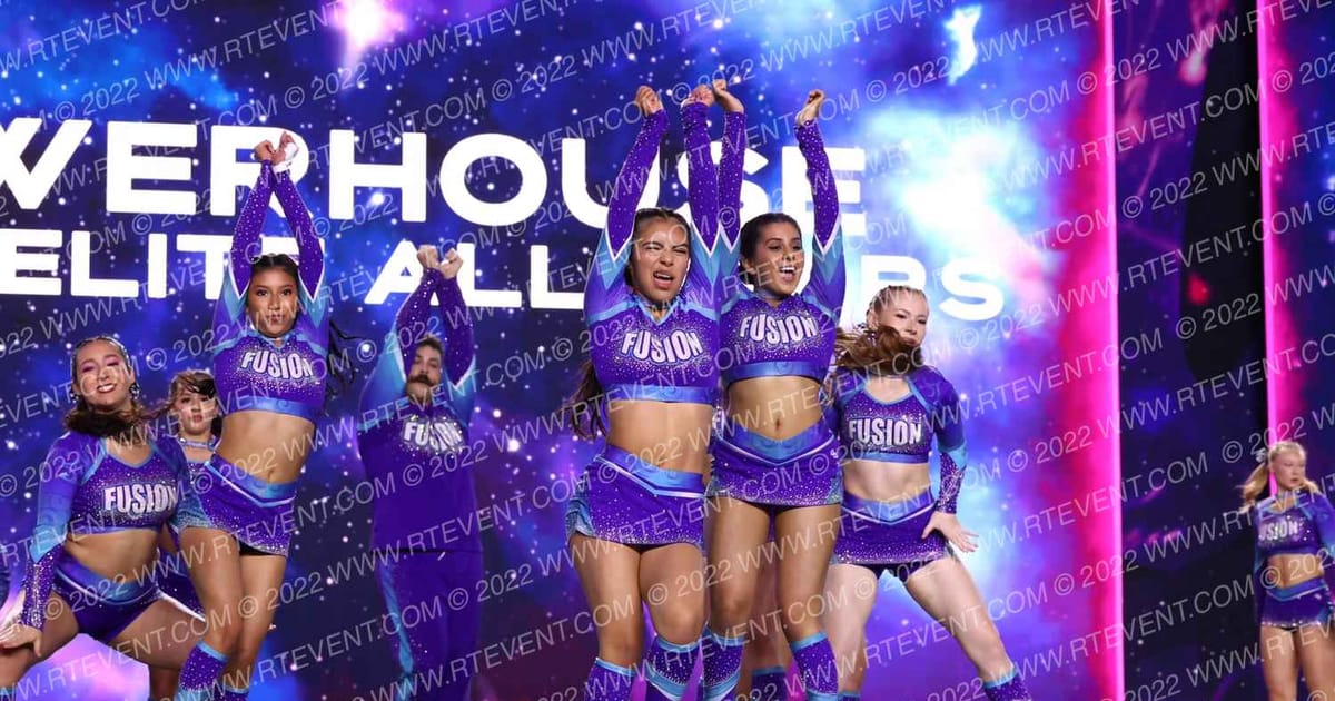 Fusion Elite All Stars POWERHOUSE · All Star Worlds Friday Correct