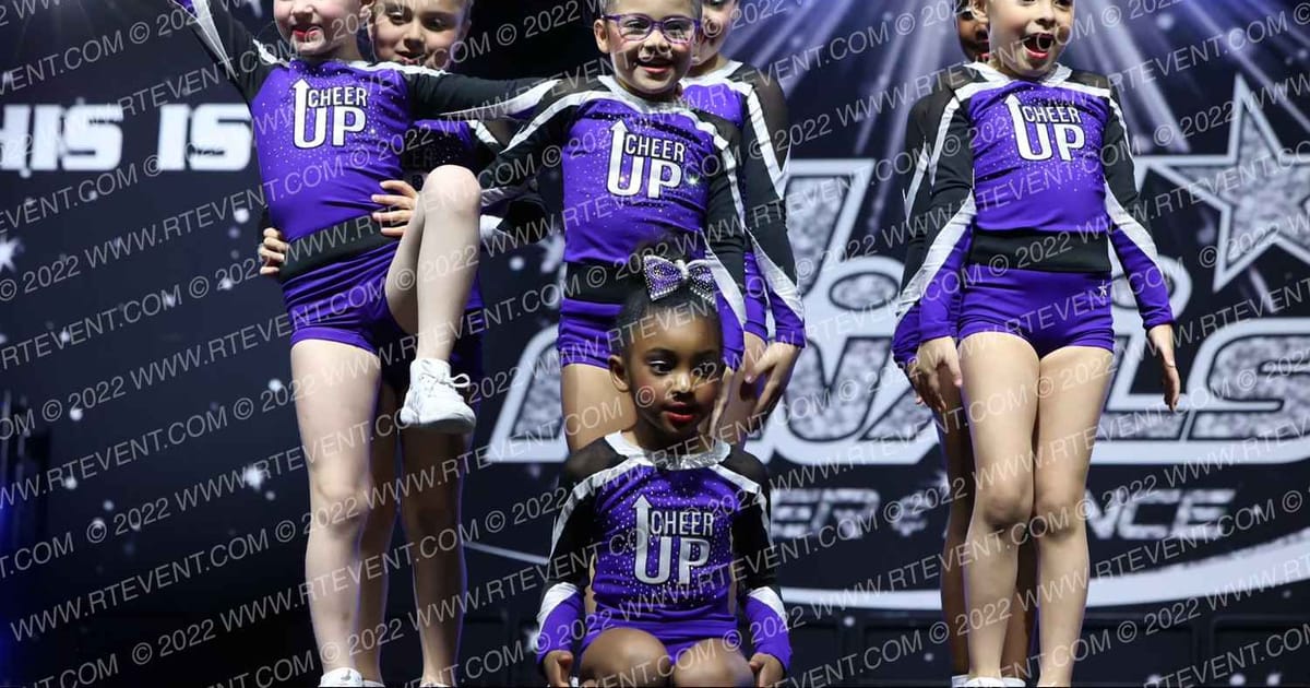 Cheer UP Athletics Tiny Embers · The US Finals Worcester Revised