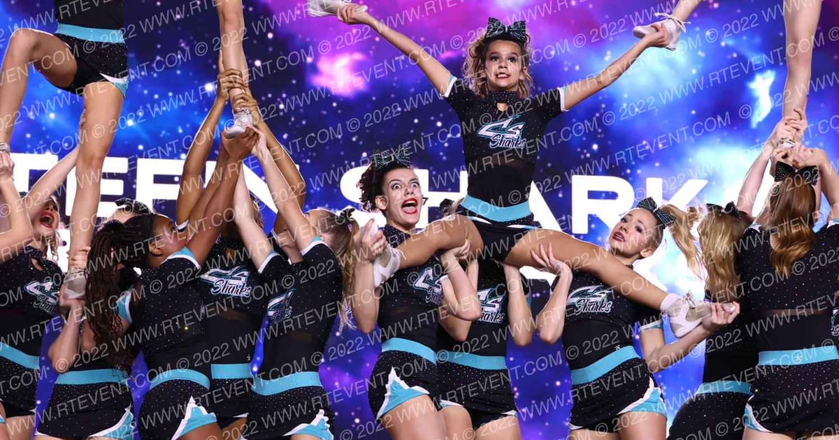 Cheer Sport Sharks Whitefin Sharks · All Star Worlds Friday Correct