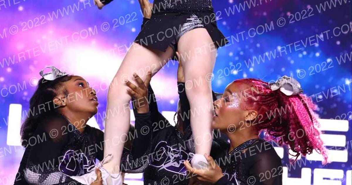 Omega Cheer All-Stars Lady Lieutenants · All Star Worlds Friday Correct