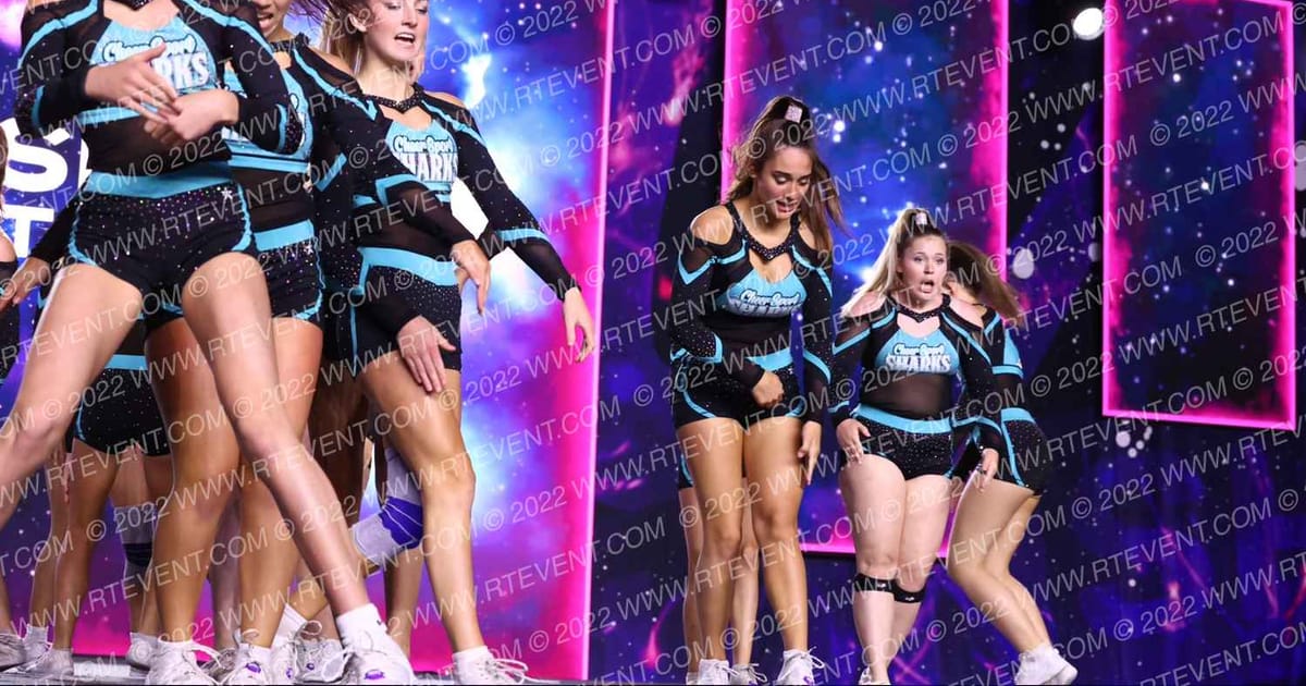 Cheer Sport Sharks Shadow Sharks · All Star Worlds Friday Correct