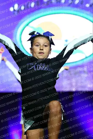 GTFL Athletics All Star Cheerleading Blue Intensity
