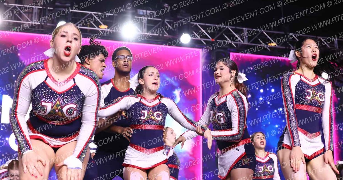 JAG Cheer Open Fire · All Star Worlds Friday Correct