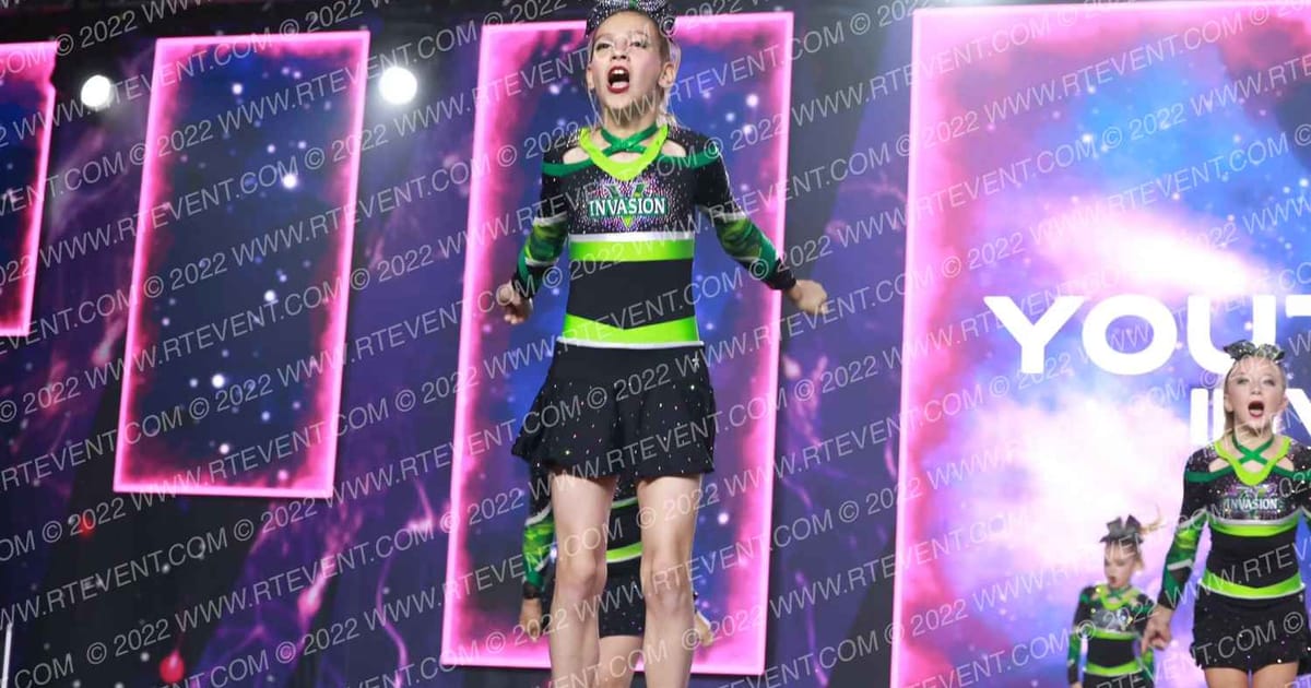 Invasion Cheer YOUTH PLA2OON · All Star Worlds Saturday