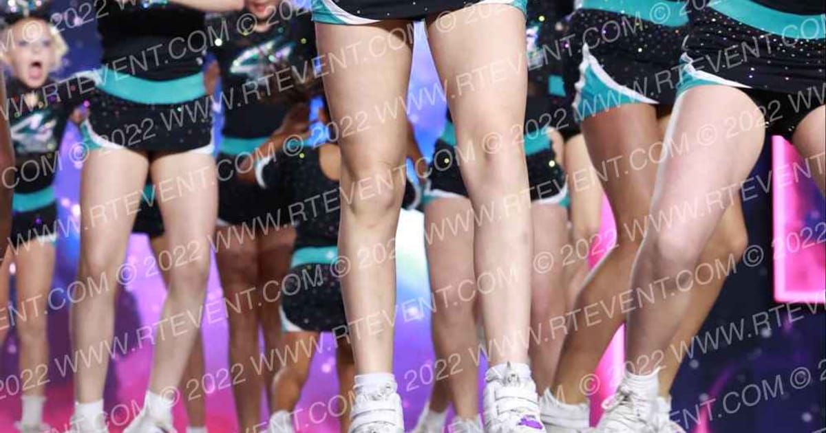 Cheer Sport Sharks White Cheek Sharks · All Star Worlds Saturday