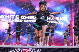 Cheer Sport Sharks White Cheek Sharks