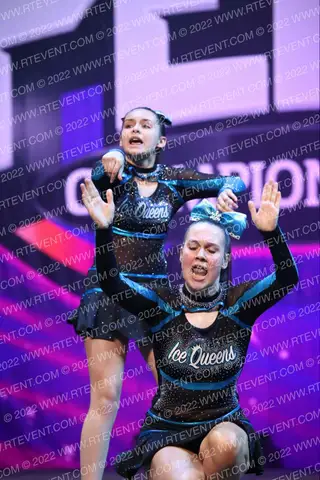 Lazer Cheer academy ICE QUEENS