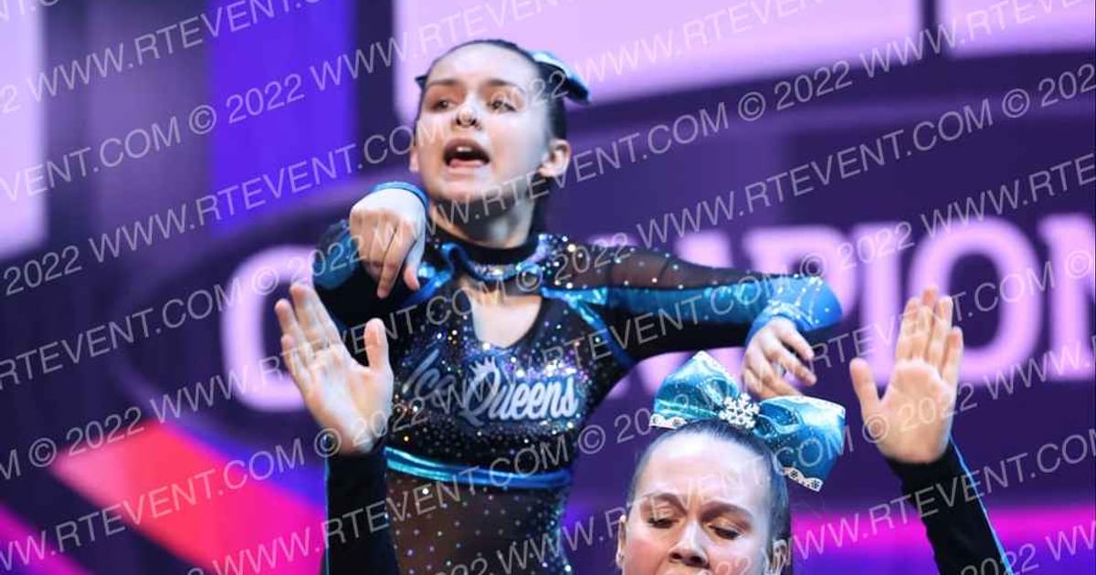 Lazer Cheer academy ICE QUEENS · Prep and Rec