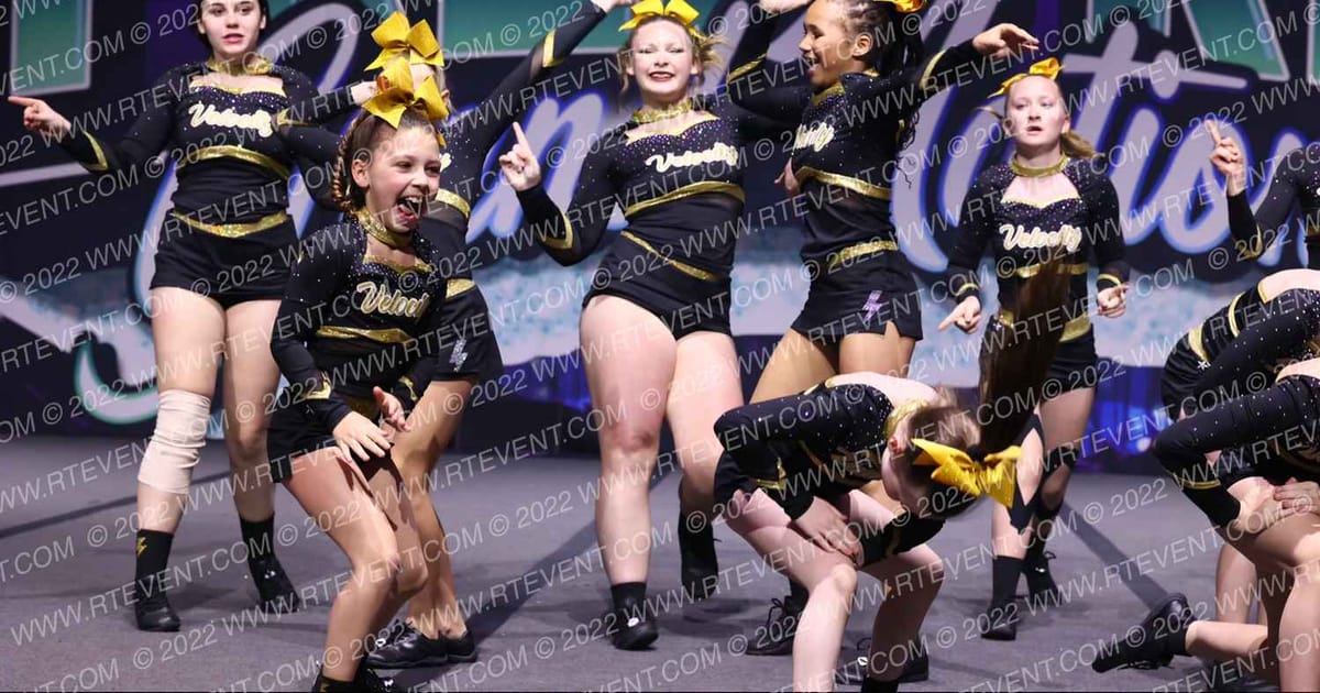 Velocity Cheer Athletics Junior 2.1 Prep-Surge · Prep and Rec