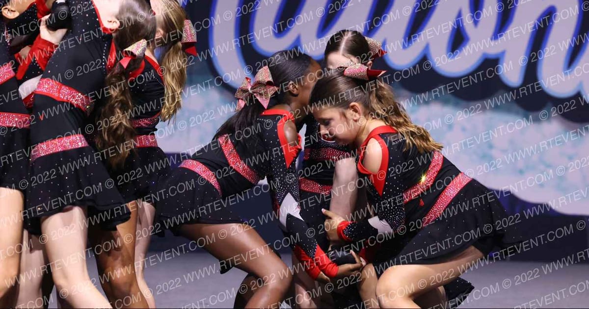 Caliber Cheer Starz Midnight · Prep and Rec