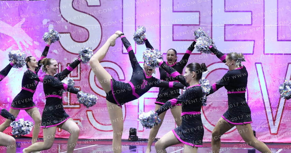 Pink Ladies Cheer IASF Open Pom · Steel the Show
