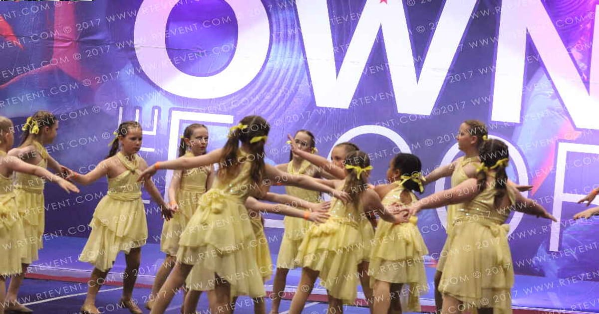 Falcon flames cheer and dance sparkles · Own the FloorFC Essentials Nationals Schools Out