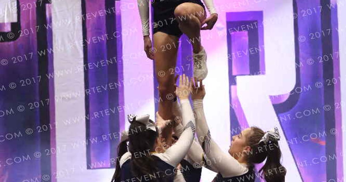 Towers School Junior Stunt Group Level 2 · Own the FloorFC Essentials Nationals Schools Out