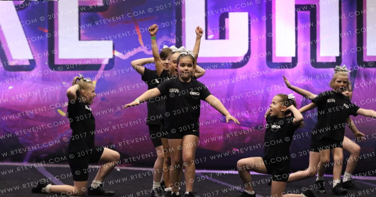 Oxford Brookes Cheer and Dance Little Legends · Own the FloorFC Essentials Nationals Schools Out