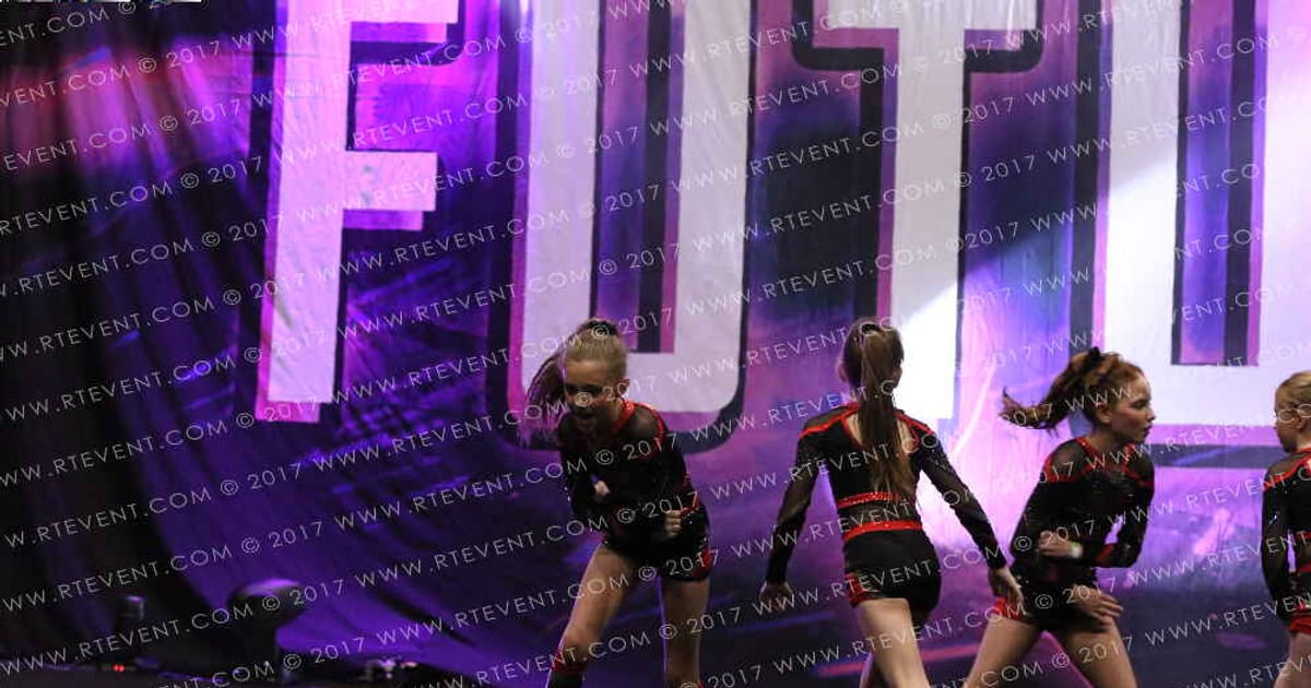 Adrenaline Allstar Cheerleading Vortex · Own the FloorFC Essentials Nationals Schools Out