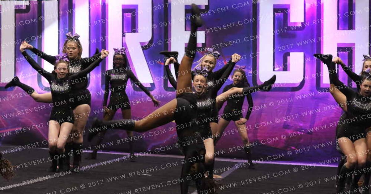 Kick Twist Cheerleading Violet · Own the FloorFC Essentials Nationals Schools Out