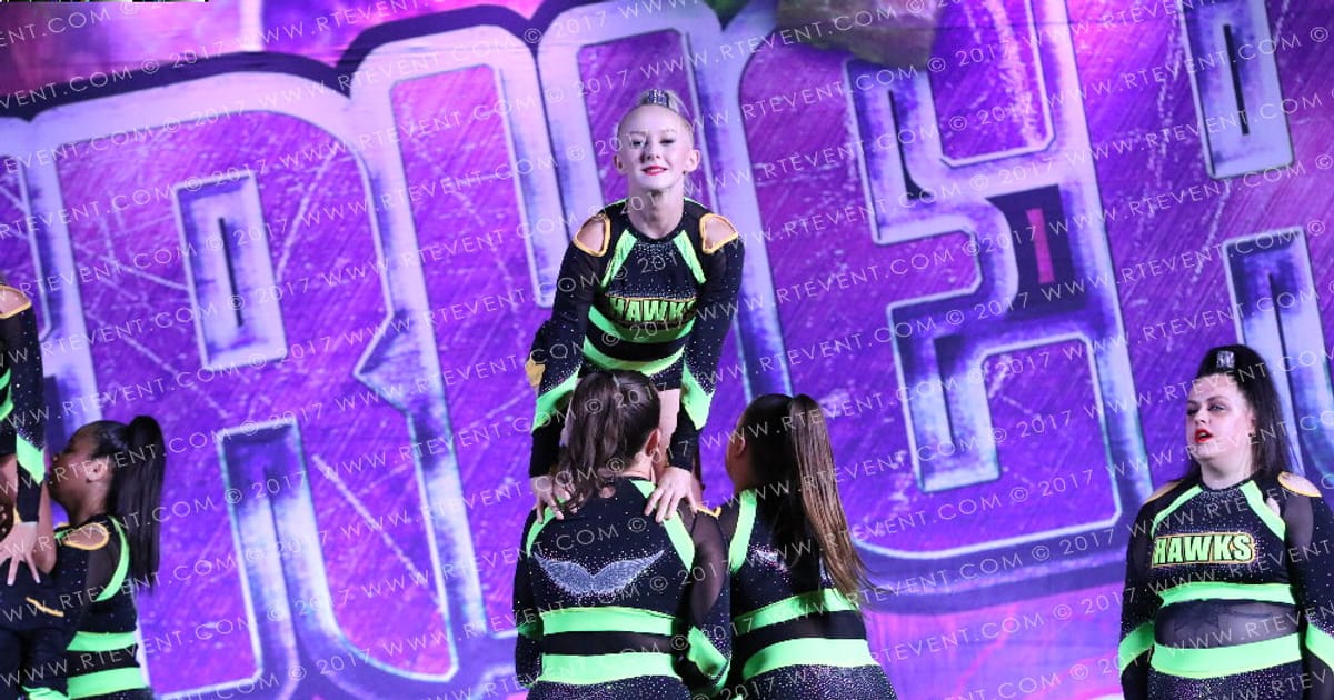 Hartlepool Hawks Cheerleading Academy Peach · Superhero Spirit Challenge