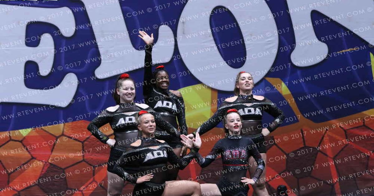 Angels Dance Academy Senior AA Stunt Group Level 4 · FC Barcelona