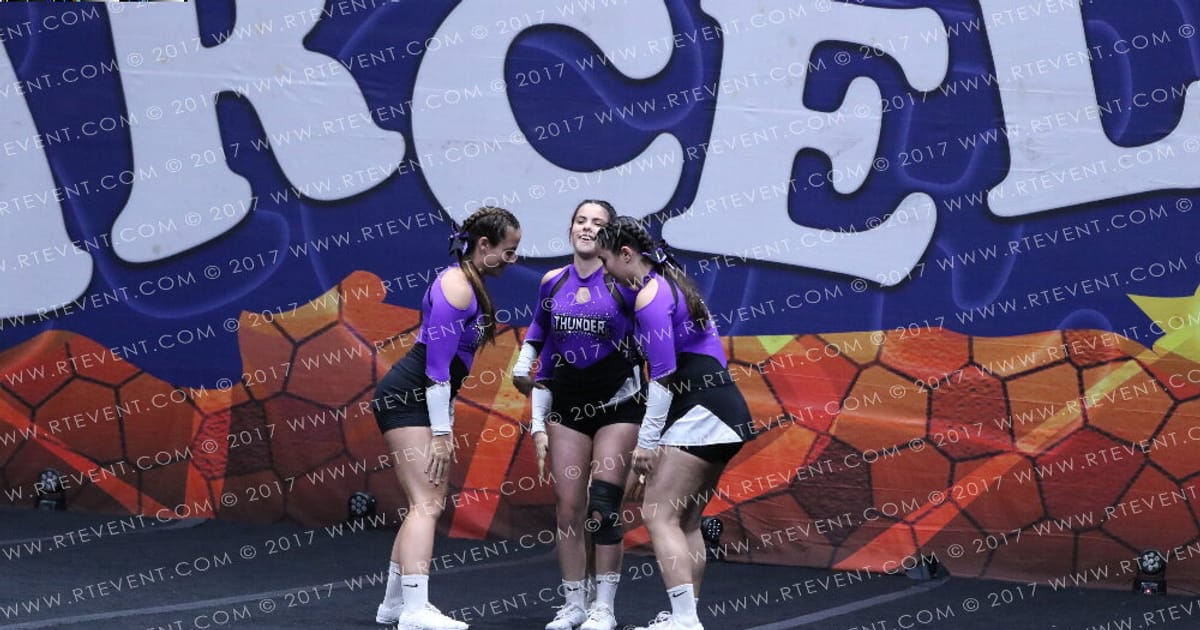 Club de Cheerleading Thunders Barcelona Open Level 5 Stunt Group · FC Barcelona