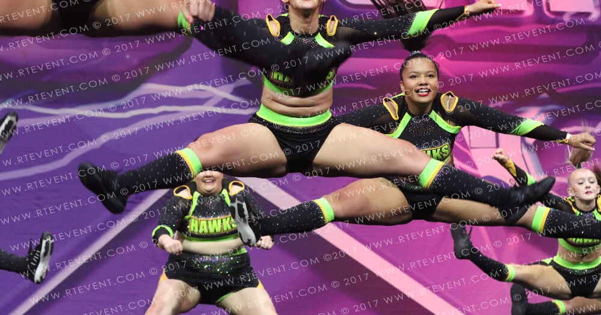 Hartlepool Hawks Cheerleading Academy Lime · FC Internationals