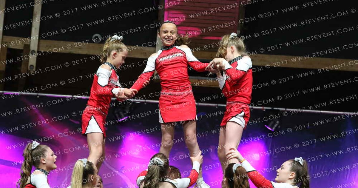 East Coast Warriors cheer and dance Roman · FC Internationals