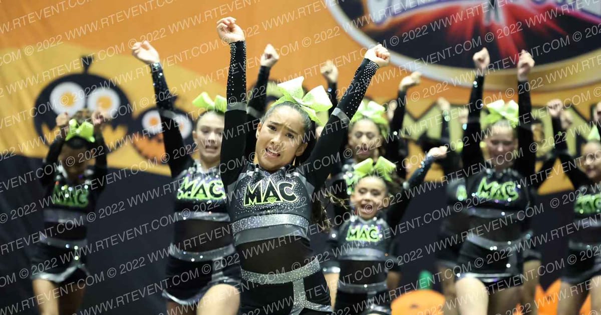 Modern American Cheer Black · ACP Halloween Challenge
