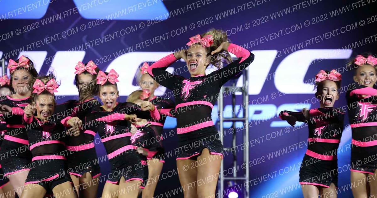 Titanium Force Cheer Black Sparkle · Athletic Nationals St Charles
