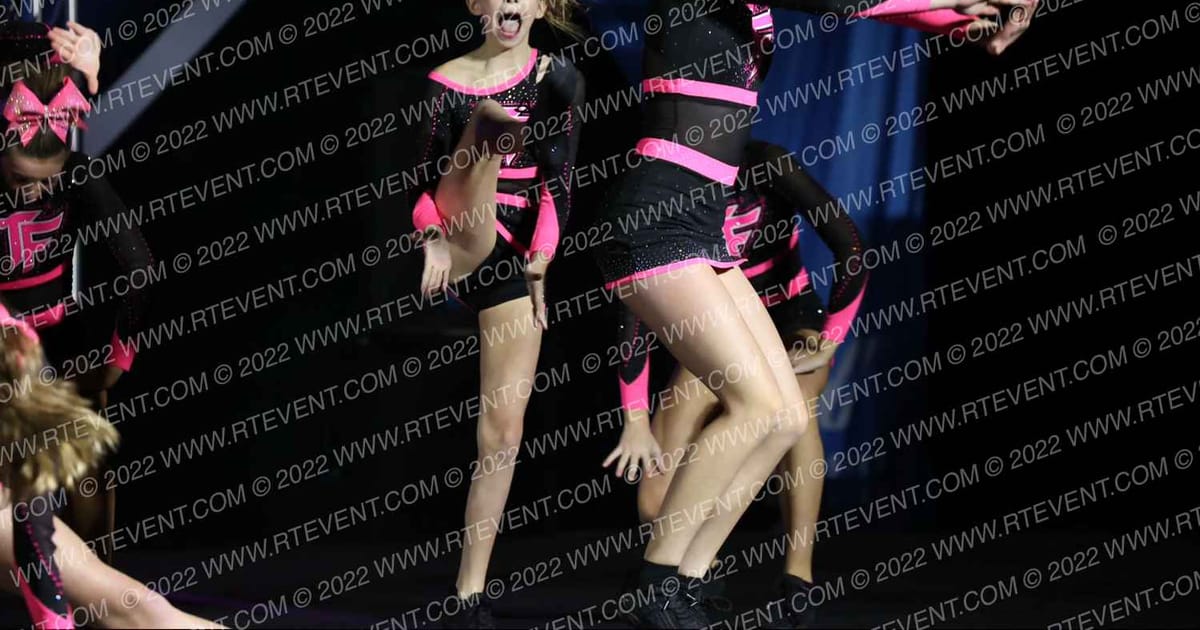 Titanium Force Cheer Black Sparkle · Athletic Nationals St Charles
