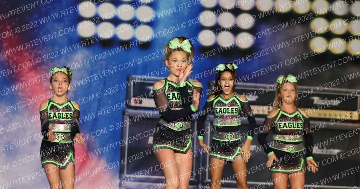 Eagle Elite Cheerleading Clutch · Rockstar Championships KC Classic