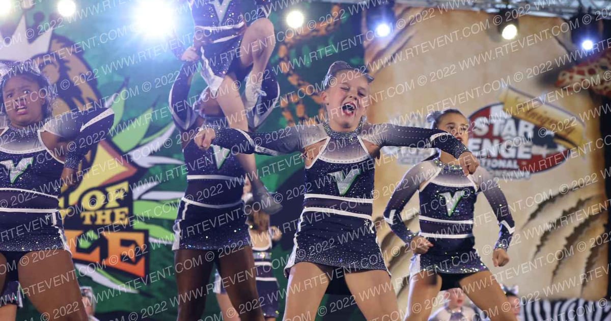 CheerVille MJ Black Widows · All Star Challenge King of the Jungle Nashville Showdown
