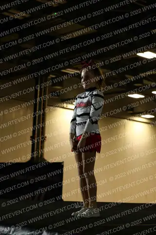 Cheer Combine Training Gym Red Hearts