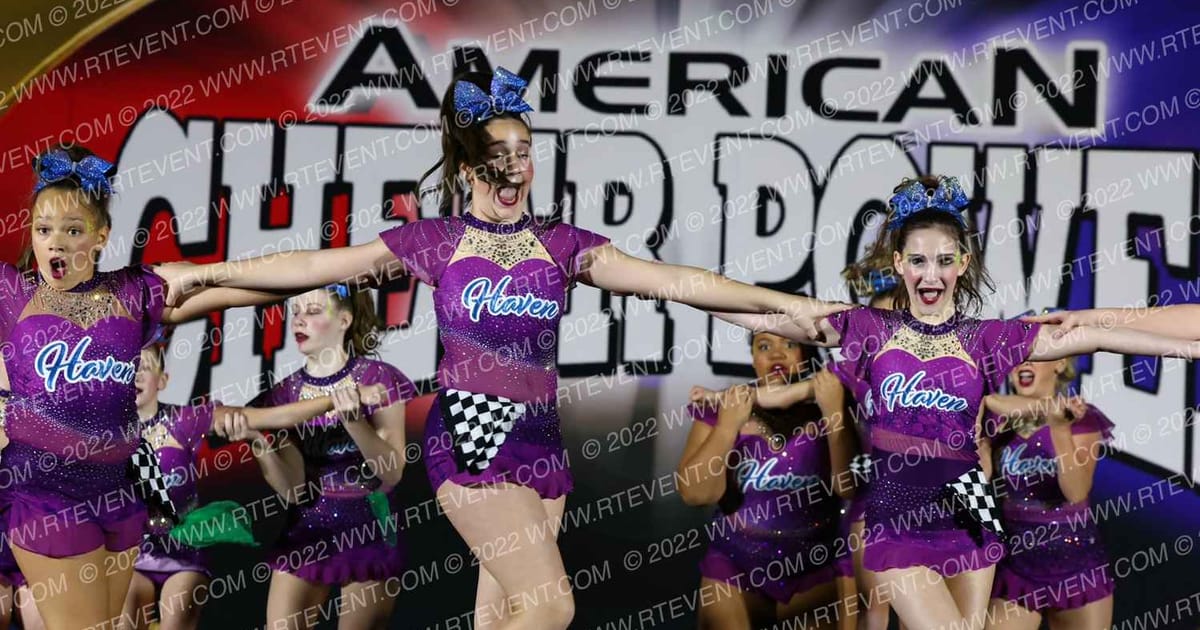 Cheer Haven All-Stars Sunkissed · American Cheer Power Columbus