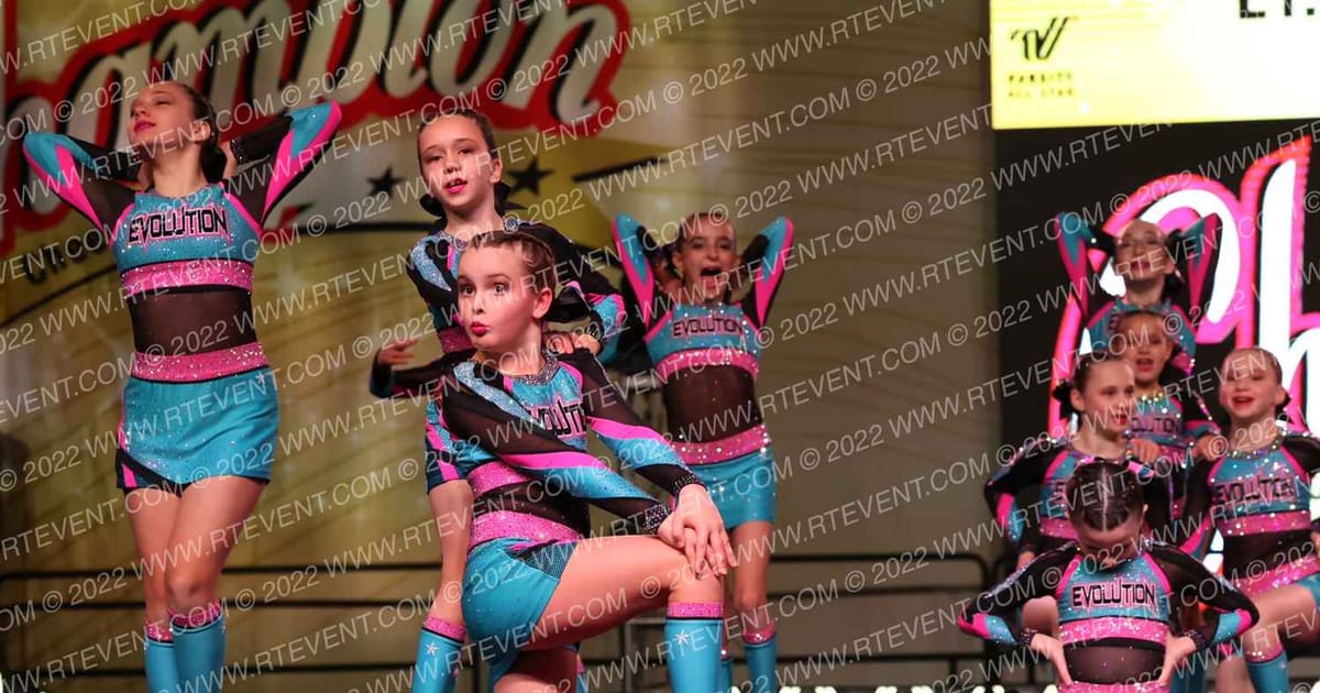Evolution Cheer Teal Craze · CCD Grand Nationals CHEER