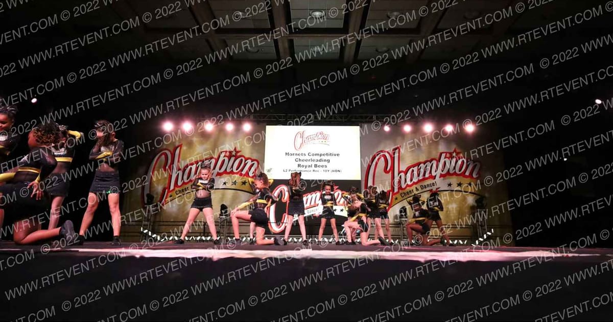 Hornets Competitive Cheerleading Royal Bees · CCD Grand Nationals CHEER