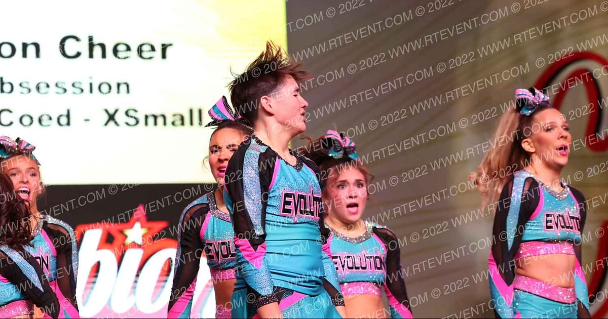 Evolution Cheer Teal Obsession · CCD Grand Nationals CHEER