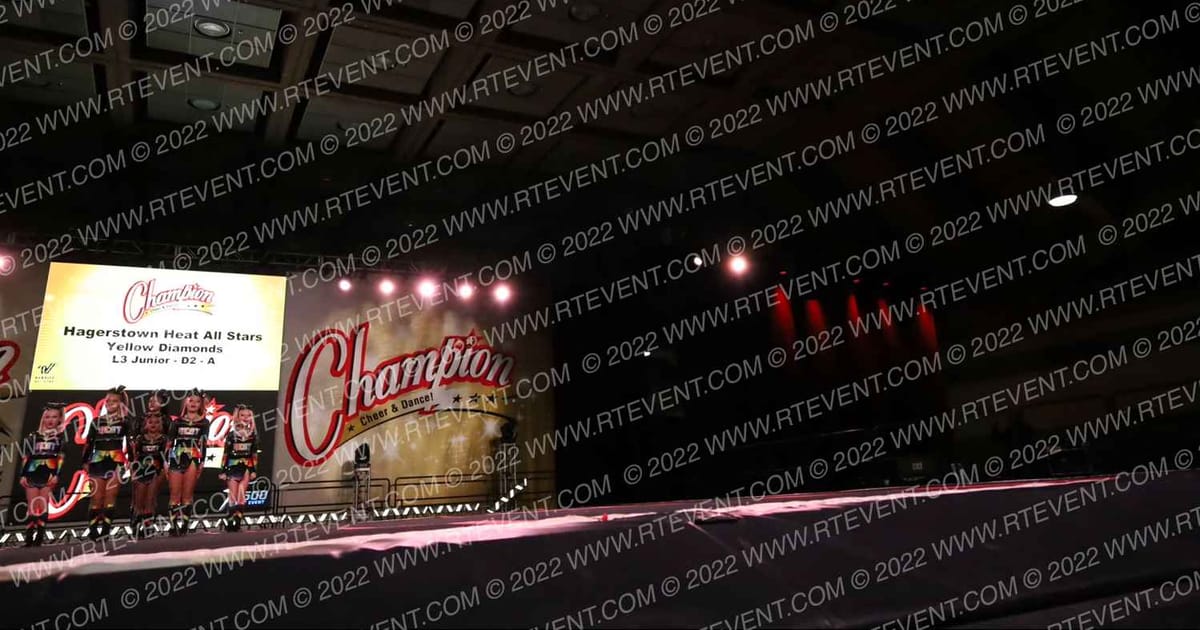 Hagerstown Heat All Stars Yellow Diamonds · CCD Grand Nationals CHEER