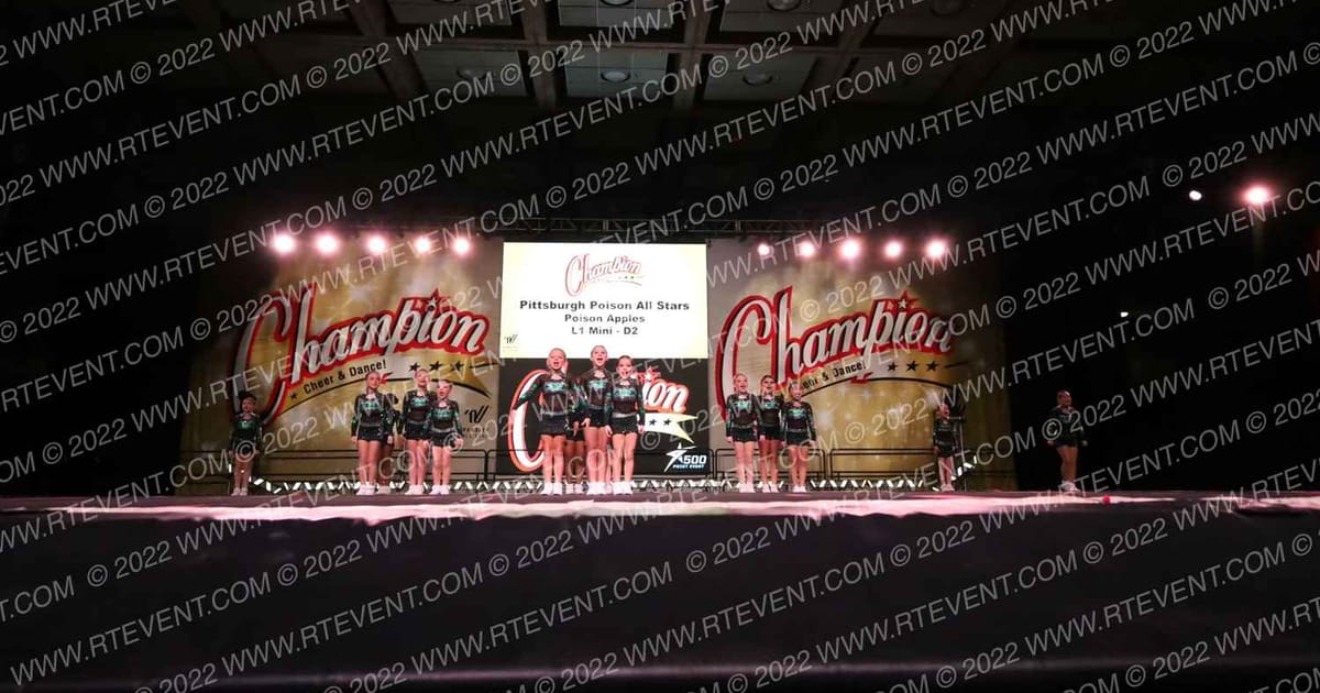 Pittsburgh Poison All Stars Poison Apples · CCD Grand Nationals CHEER