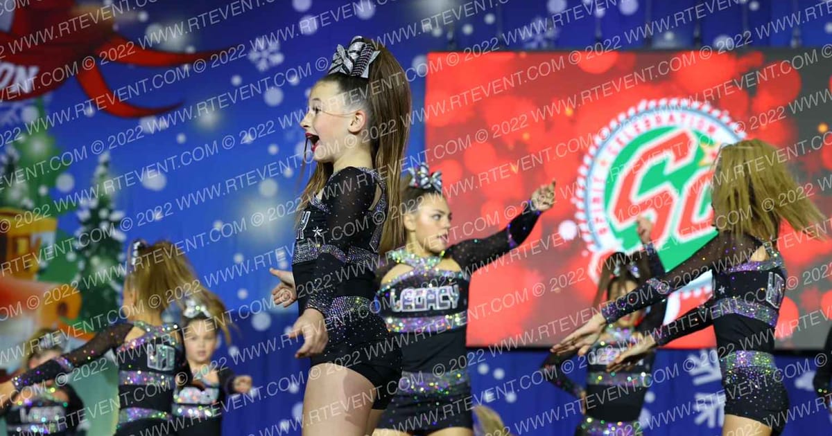 Legacy Premier Cheer Black Magic · Spirit Celebration Christmas Grand Nationals