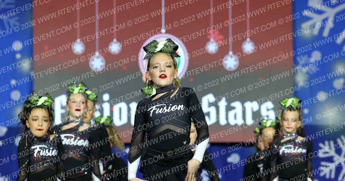 Fusion All Stars FIREBOLTS · Spirit Celebration Christmas Grand Nationals