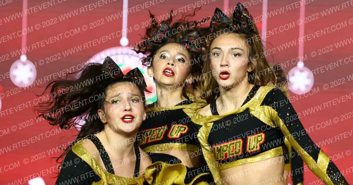 Amped Up Athletics SENIOR SMOKE · Spirit Celebration Christmas Grand Nationals
